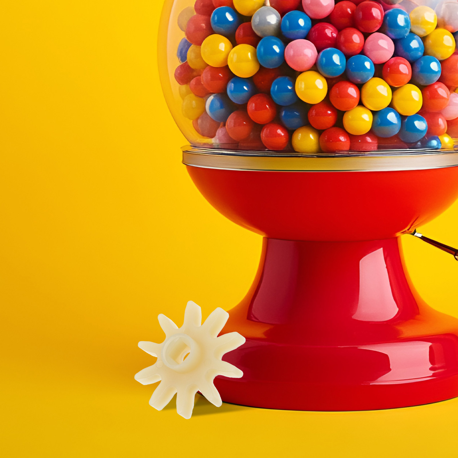 Candy Vending Machine - 10 Peças de Engrenagens Pequenas para