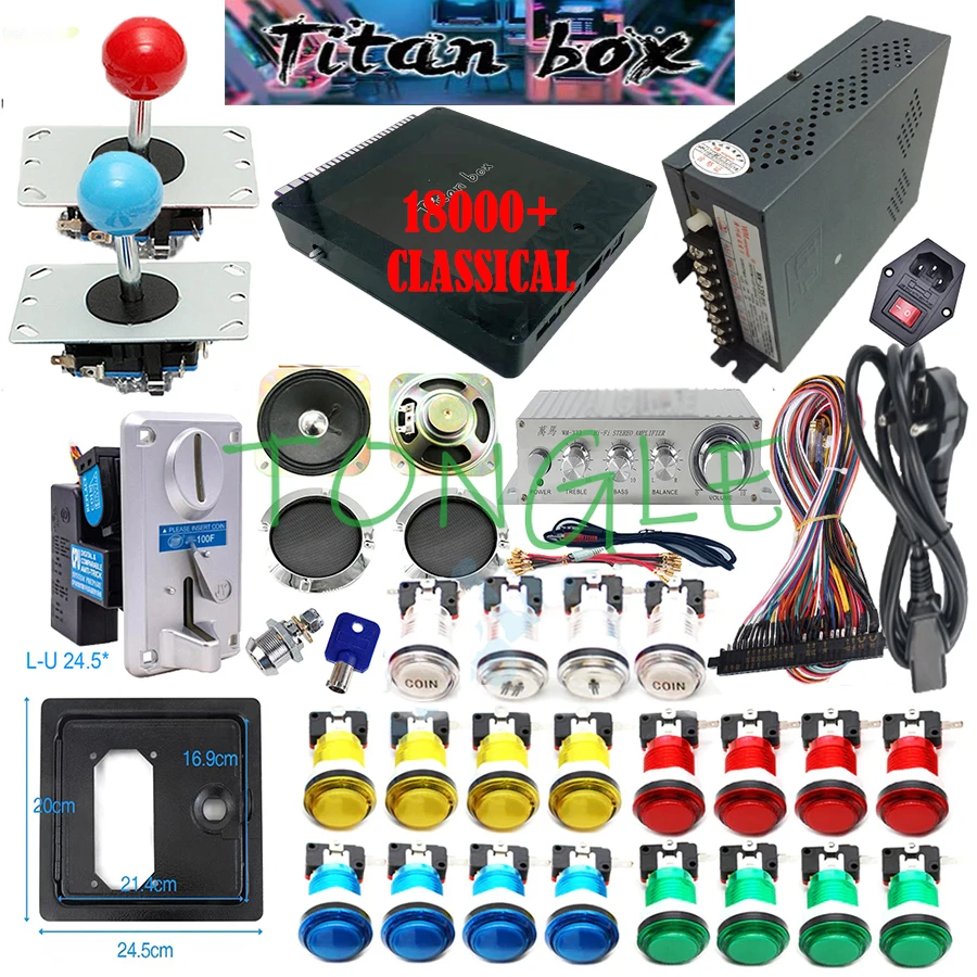 Coin Pusher Machine - 2 jogadores caixa titan 18000 +