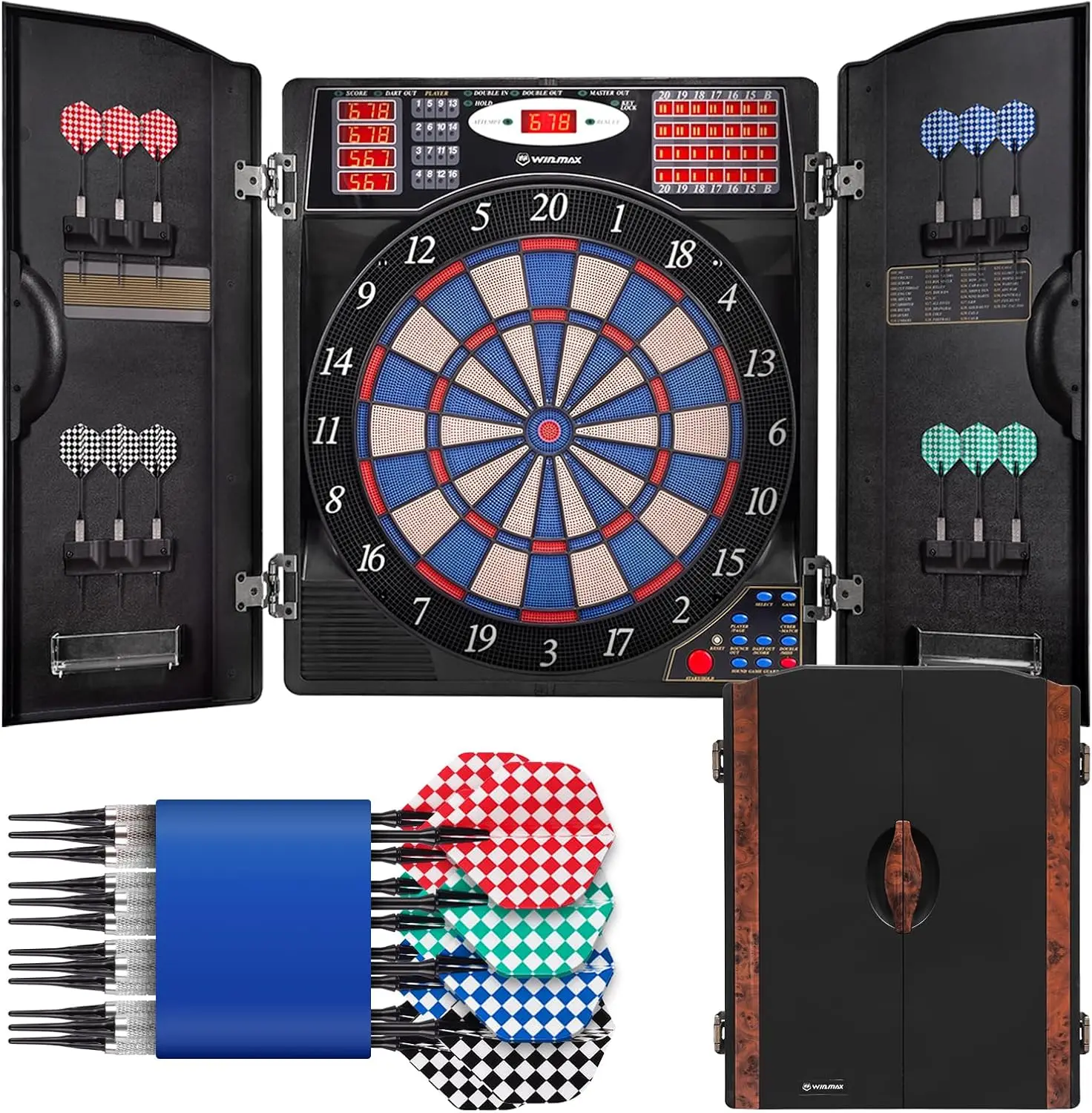 Conjunto de Armário para Dardo - Electronic Dartboard Cabinet avaliação e preço