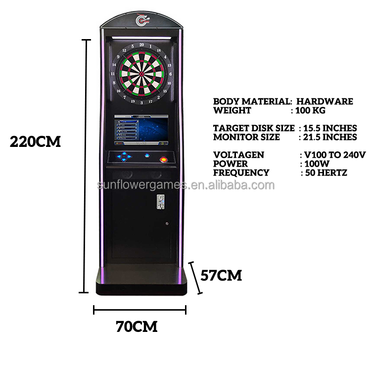 Armário de Dardos de Arcade Pe - Electronic Dartboard Cabinet avaliação e preço