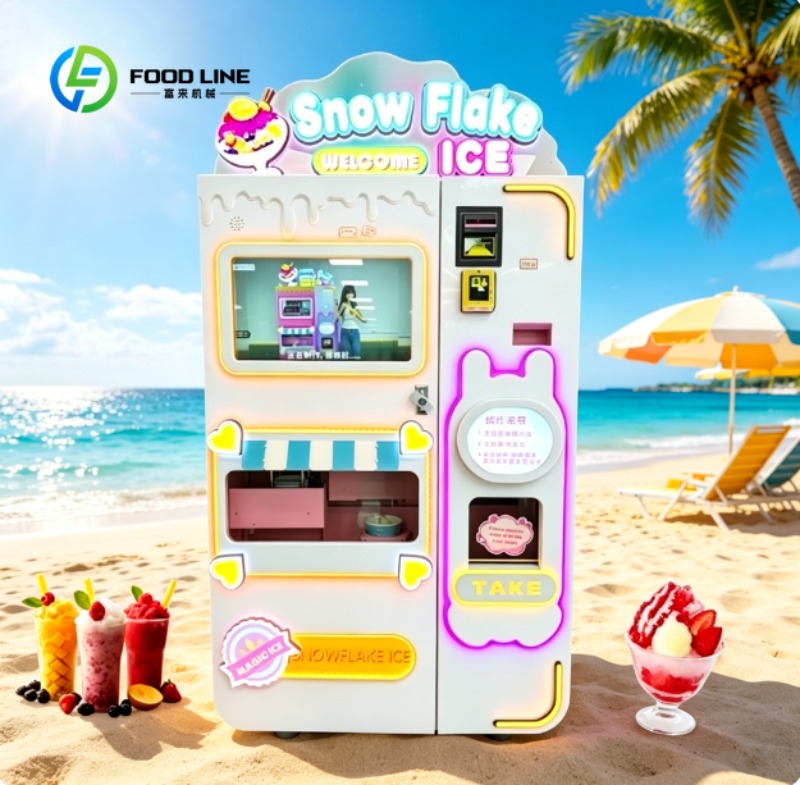 Máquina Automática de Smoothie - Slushie Machine Vending avaliação e preço
